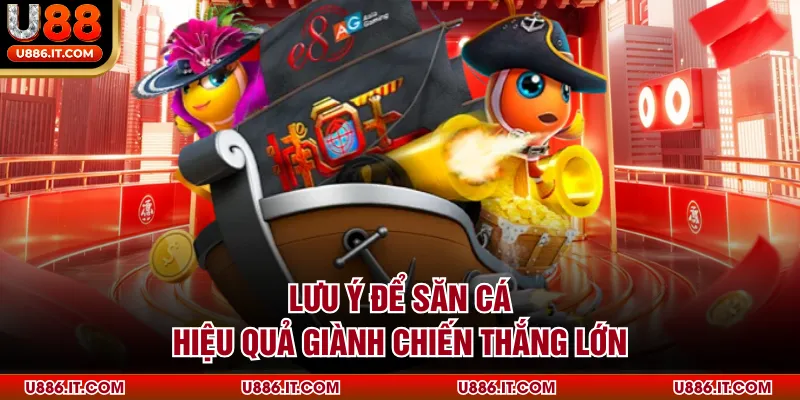 Lưu ý để săn cá hiệu quả giành chiến thắng lớn